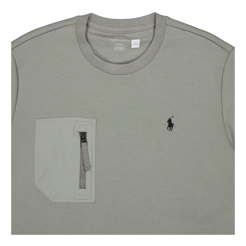 Double-Knit Pocket T-Shirt Performance Grey