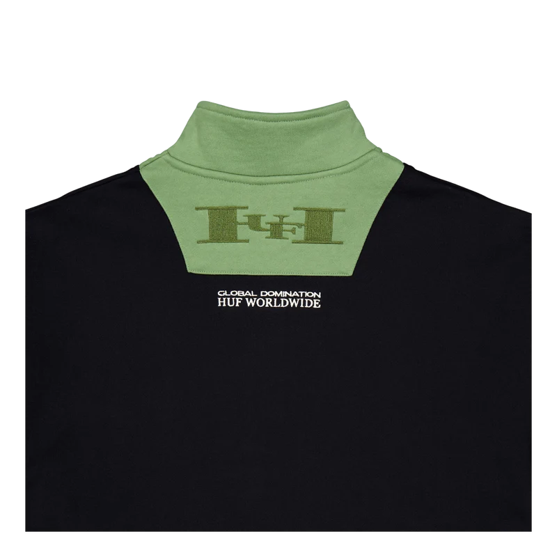 Harrison 1/4 Zip Fleece Black