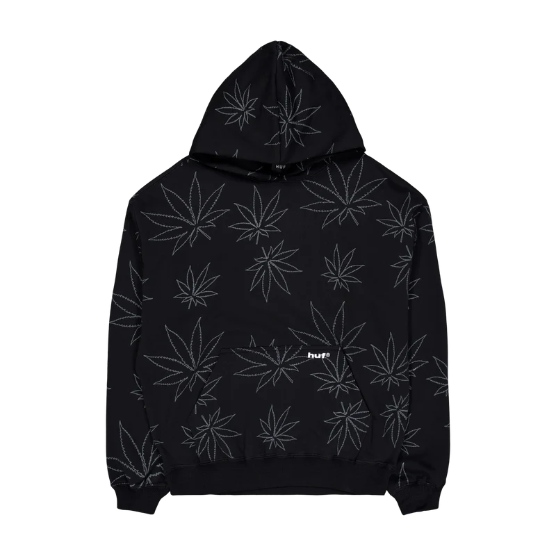 Plantlife Fleece Hoodie Black