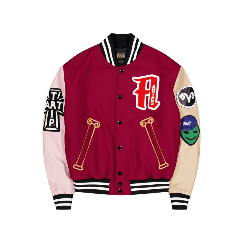 Varsity Jacket Burgundy