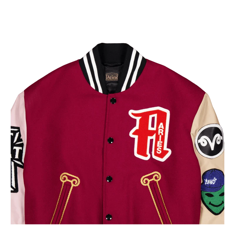 Varsity Jacket Burgundy