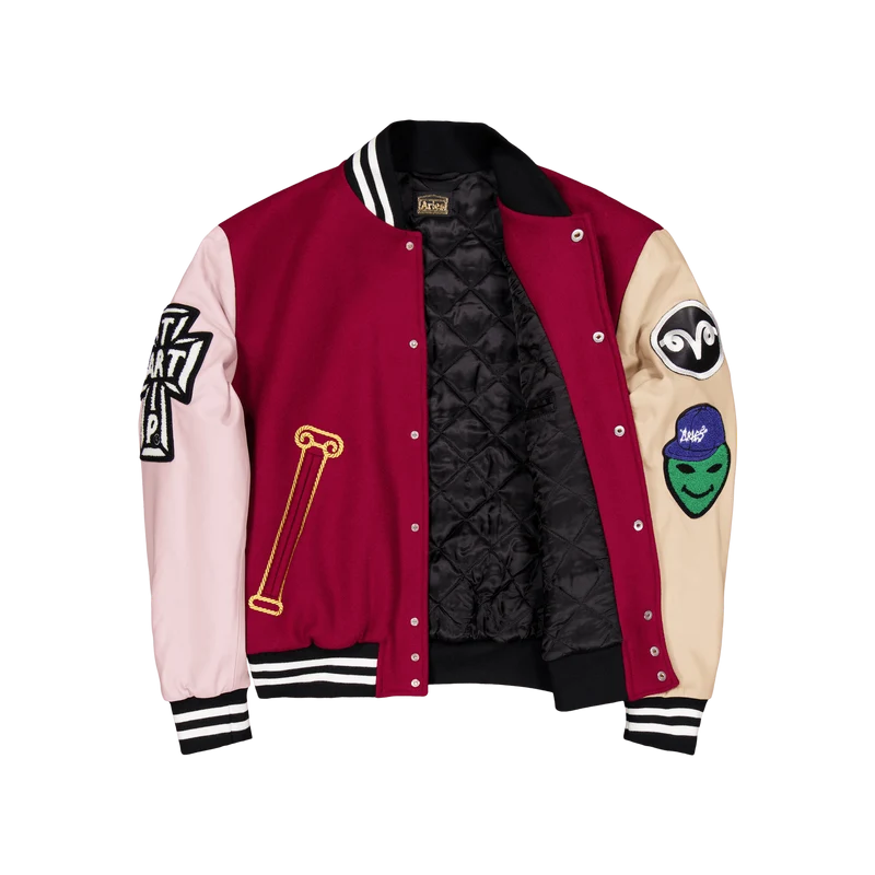 Varsity Jacket Burgundy