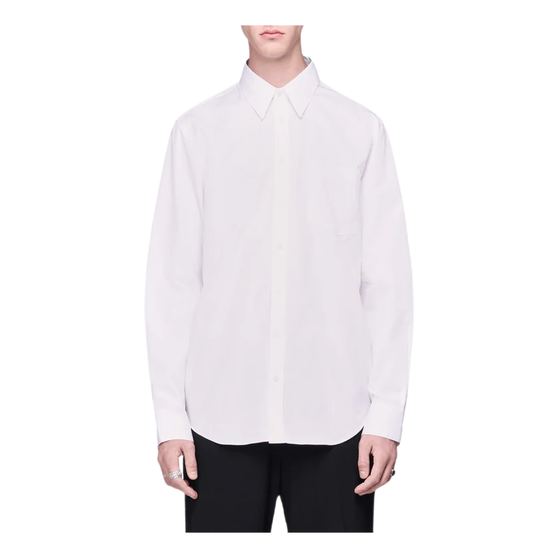 Patched Shirt White