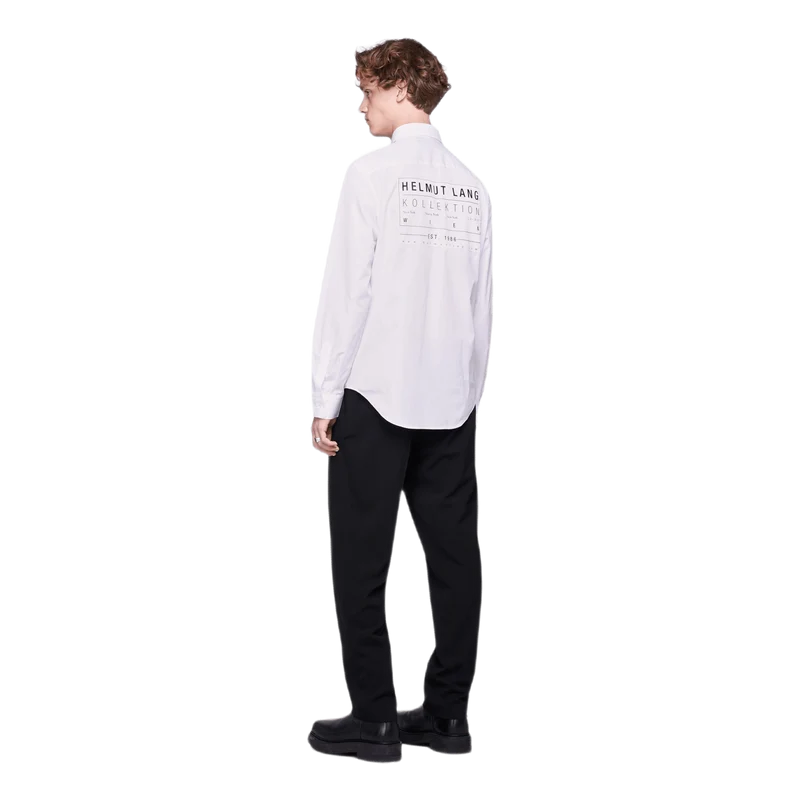 Patched Shirt White