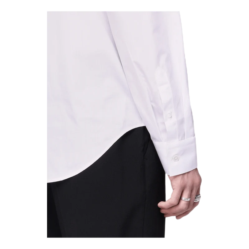 Patched Shirt White