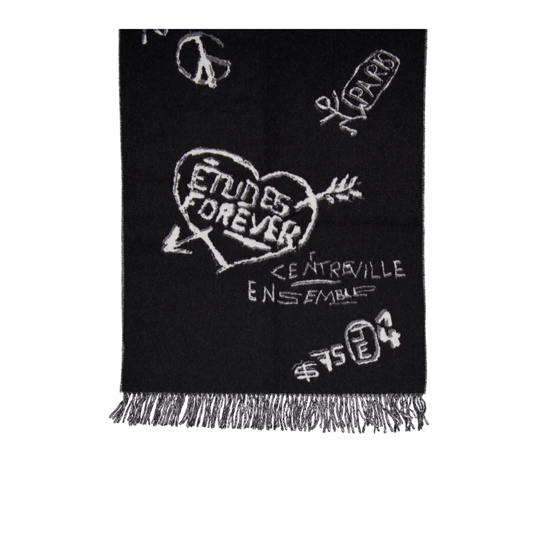 Magnolia Allover Graffiti Black