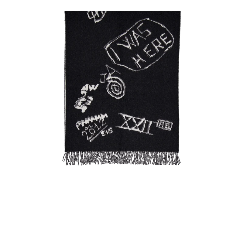 Magnolia Allover Graffiti Black