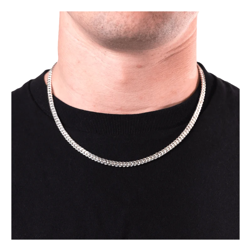 Cuban Link Chain 5mm Silver 925
