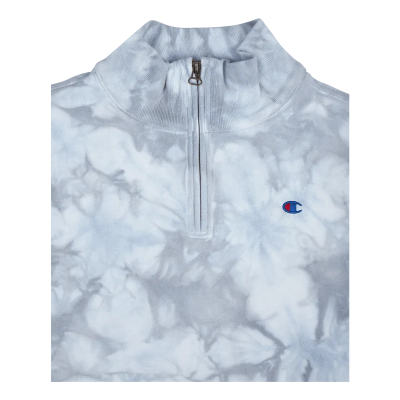 Half Zip Sweatshirt Wht