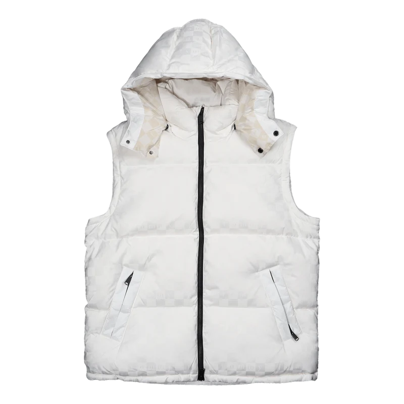 Tjcu Monogram Puffer Jacket Ancient White