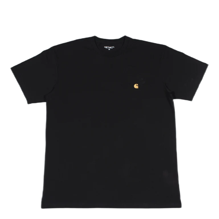 S/s Chase T-shirt 100% Cotton Black / Gold