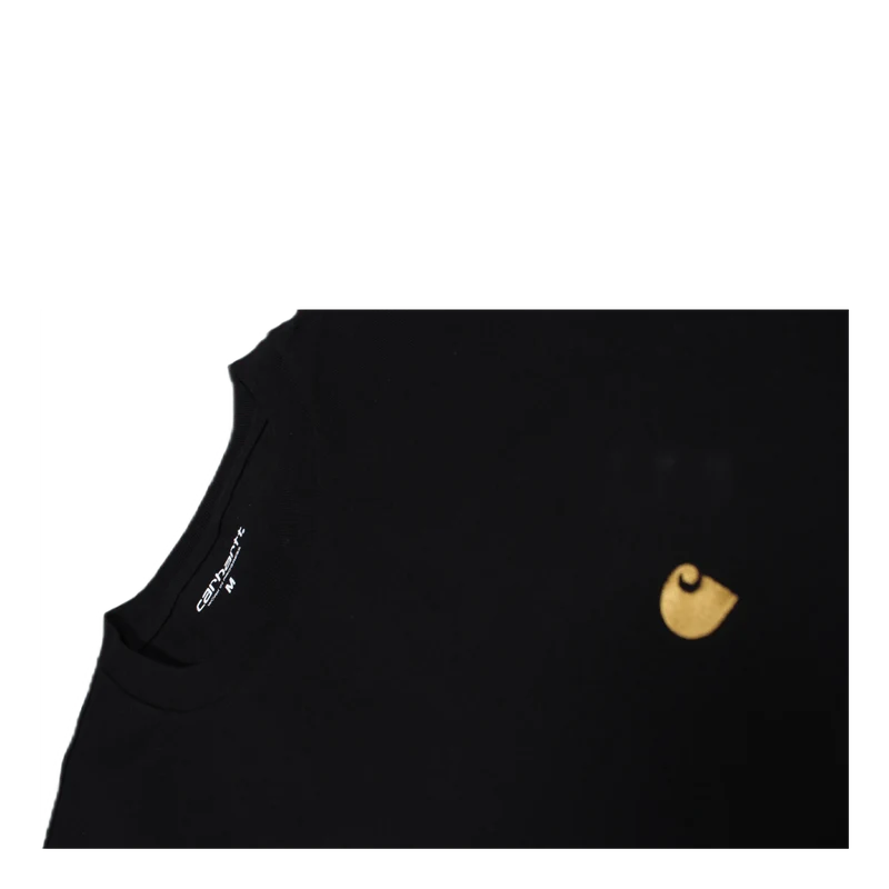 S/s Chase T-shirt 100% Cotton Black / Gold