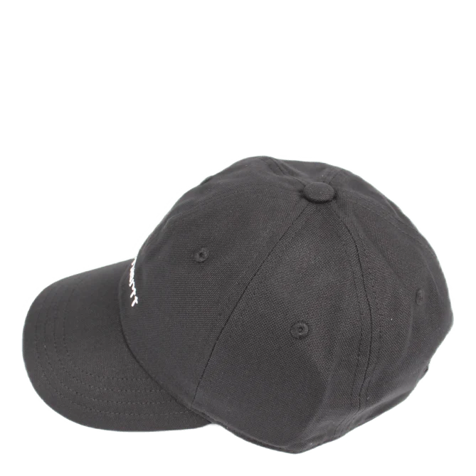 Canvas Script Cap Cotton Canva Black / White