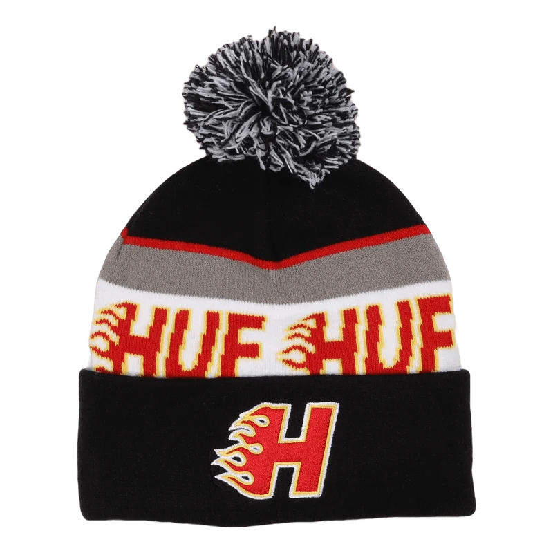 Enforcer Pom Beanie Black