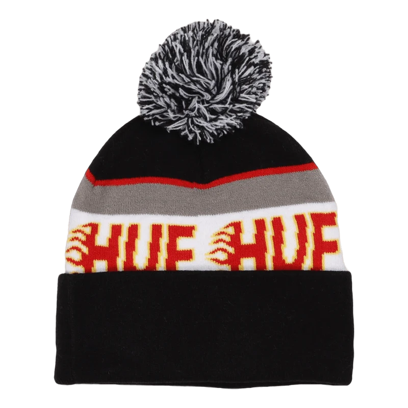 Enforcer Pom Beanie Black