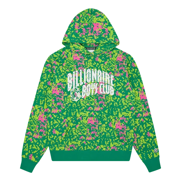 Jungle Camo A/o Popover Hood Green Ao Print