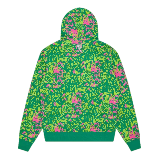 Jungle Camo A/o Popover Hood Green Ao Print