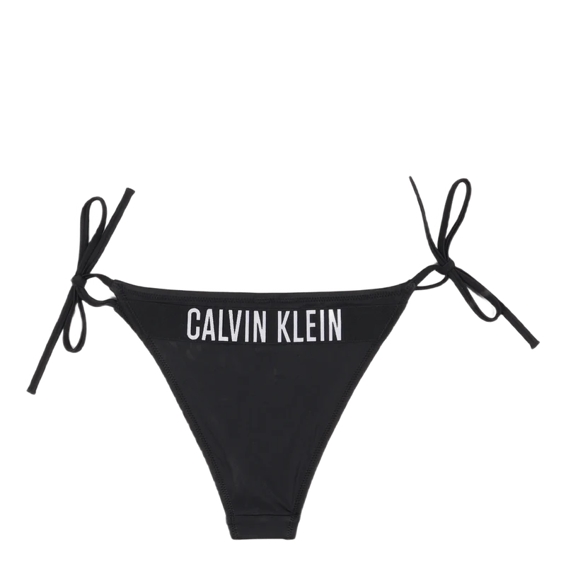 String Side Tie Cheeky Bikini Pvh Black