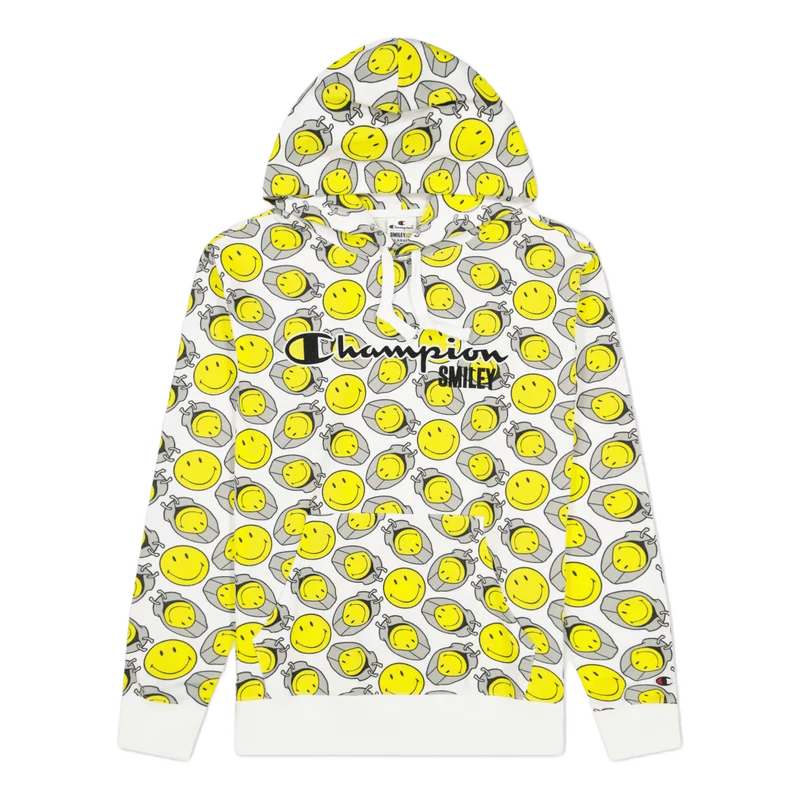 Champion X Smiley - Hooded Ful White Al (wht)