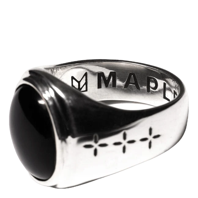 Tommy Signet Ring Silver 925/onyx