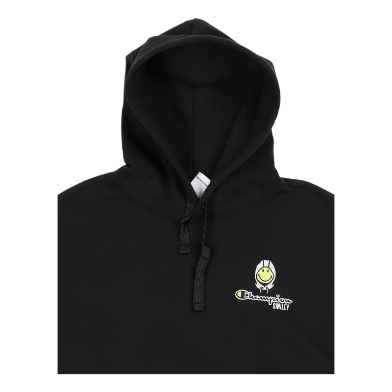 Champion X Smiley - Hooded Ful Black Beauty