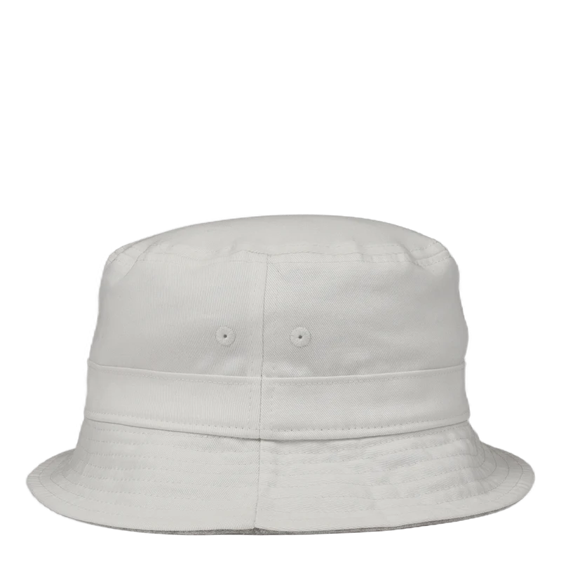 Reversible Fleece & Twill Bucket Hat Lght Sprt Hthr/Deckwash White