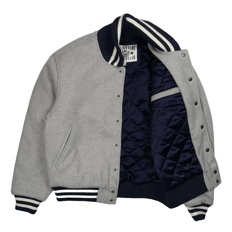 Astro Varsity Jacket Grey