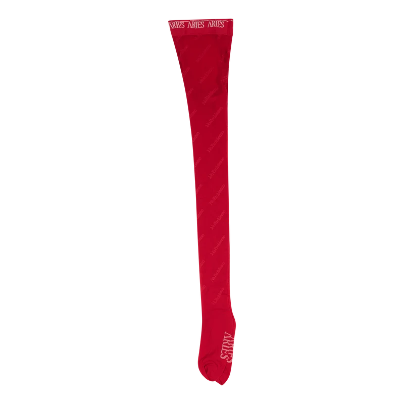 No Problemo Logo Tights Red