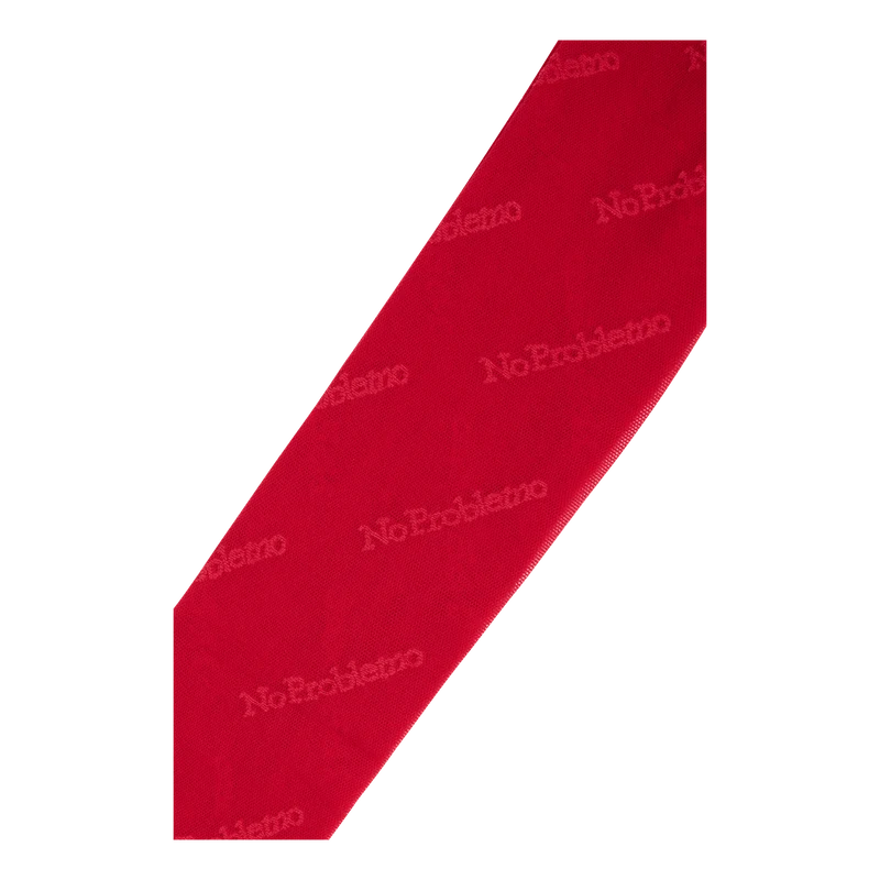 No Problemo Logo Tights Red