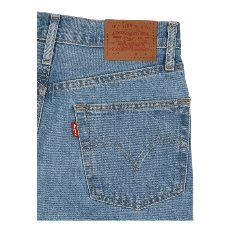 501 Rolled Shorts Blue