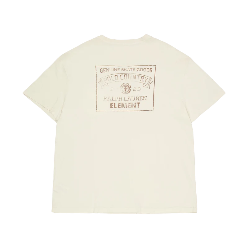 Polo x Element Big Fit Jersey T-Shirt Ecru