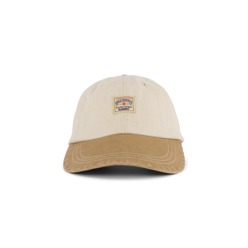 Polo x Element Twill Ball Cap Ecru/Rustic Tan