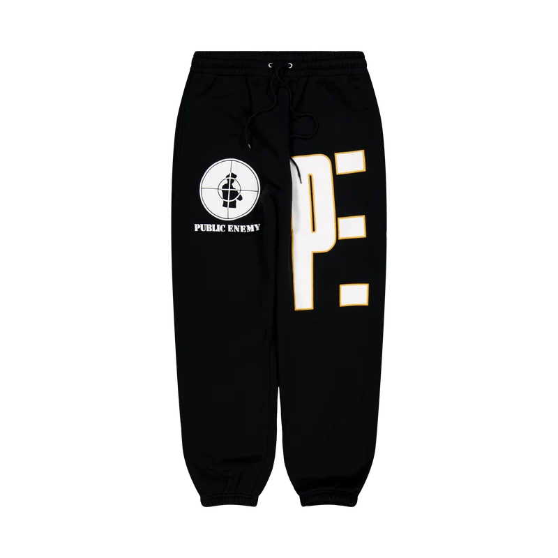 Nh X Public Enemy . Sweatpants Black