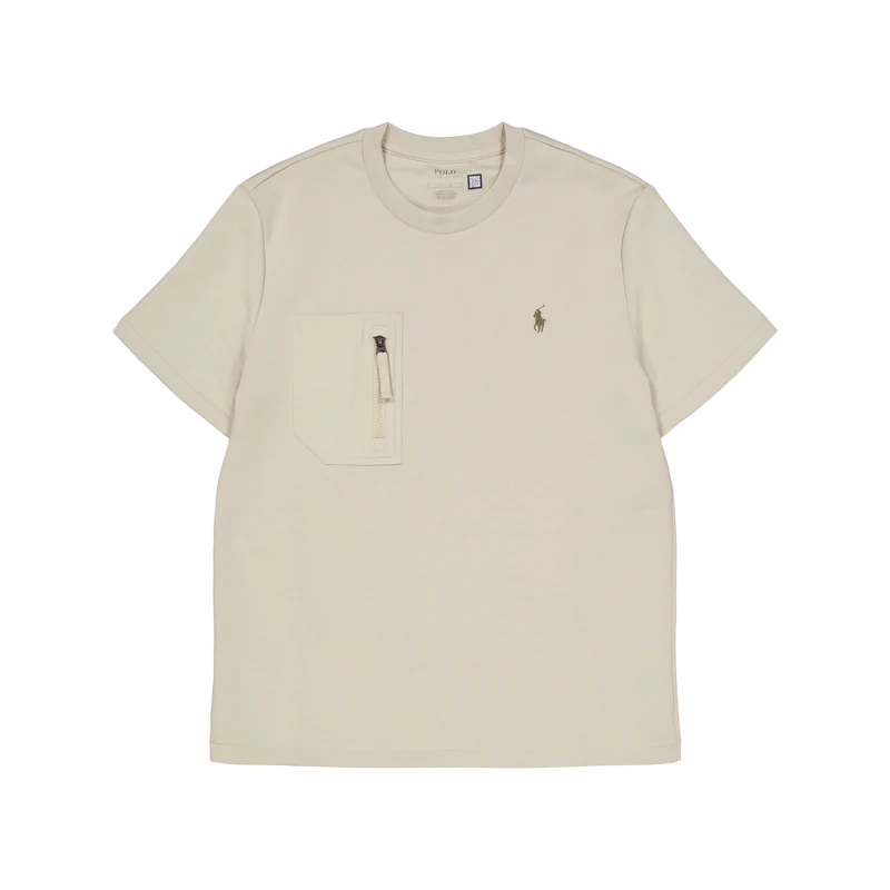 Double-Knit Pocket T-Shirt Classic Stone