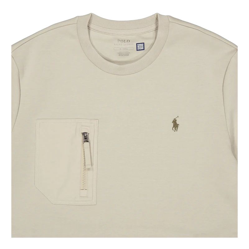 Double-Knit Pocket T-Shirt Classic Stone