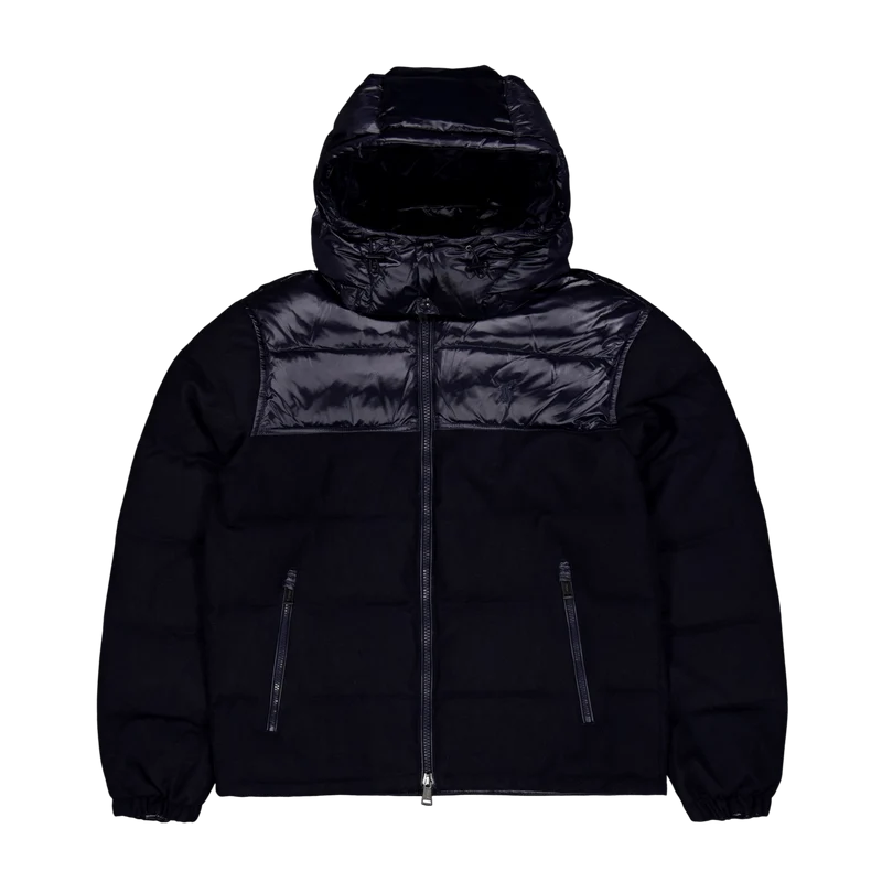 Water-Resistant Hybrid Down Jacket Collection Nvy Glsy/Navy Wl
