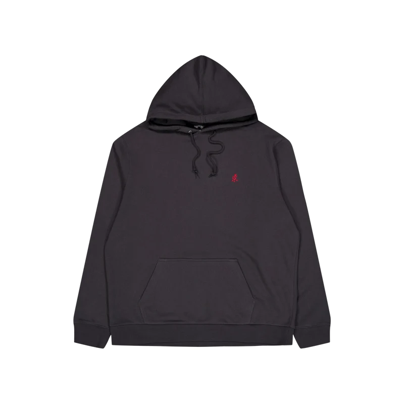 One Point Hooded Sweatshirt Vintage Black