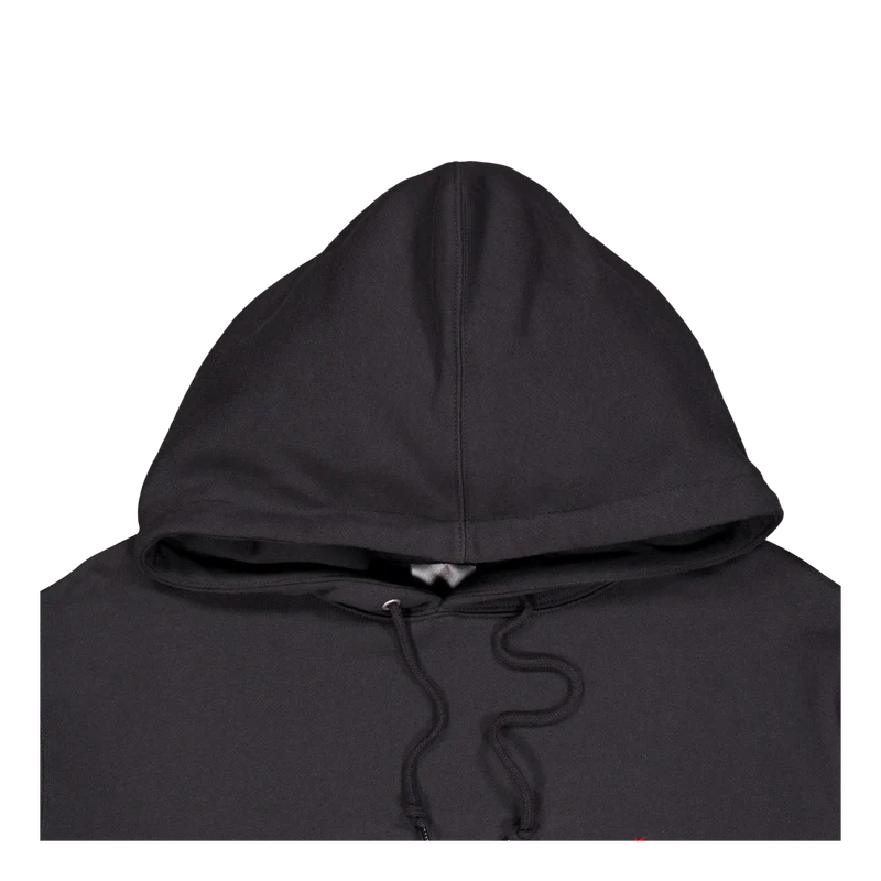 One Point Hooded Sweatshirt Vintage Black