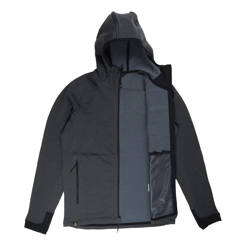 Polartec® Power Grid Full Zip Blue Slate Heat