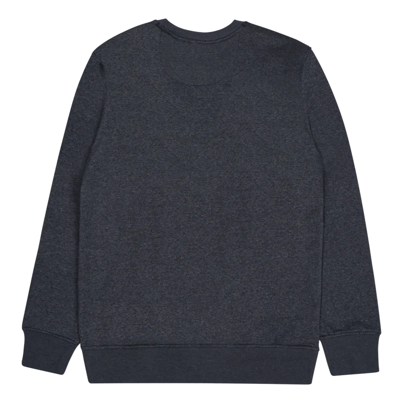 Minam River Crew Black Heather, Black