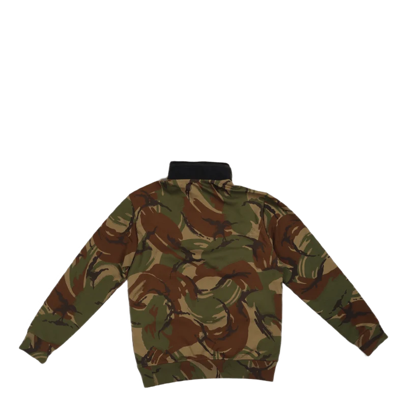 Camo Water-Repellent Hybrid Hoodie Camo/Blk