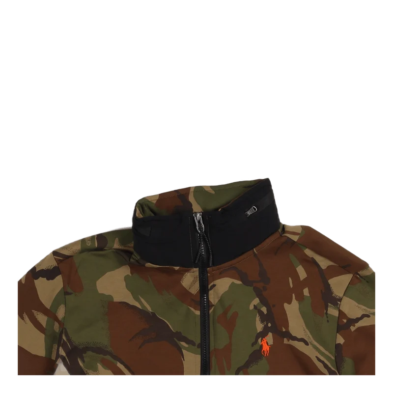 Camo Water-Repellent Hybrid Hoodie Camo/Blk