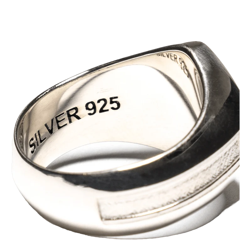 Psychotropic Class Ring Silver 925/emerald