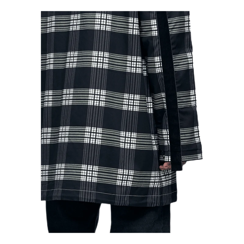X Rhude All Over Print Coat White