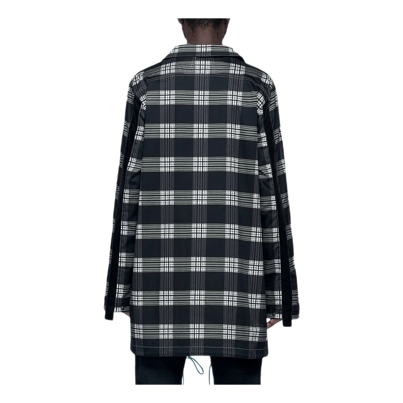 X Rhude All Over Print Coat White