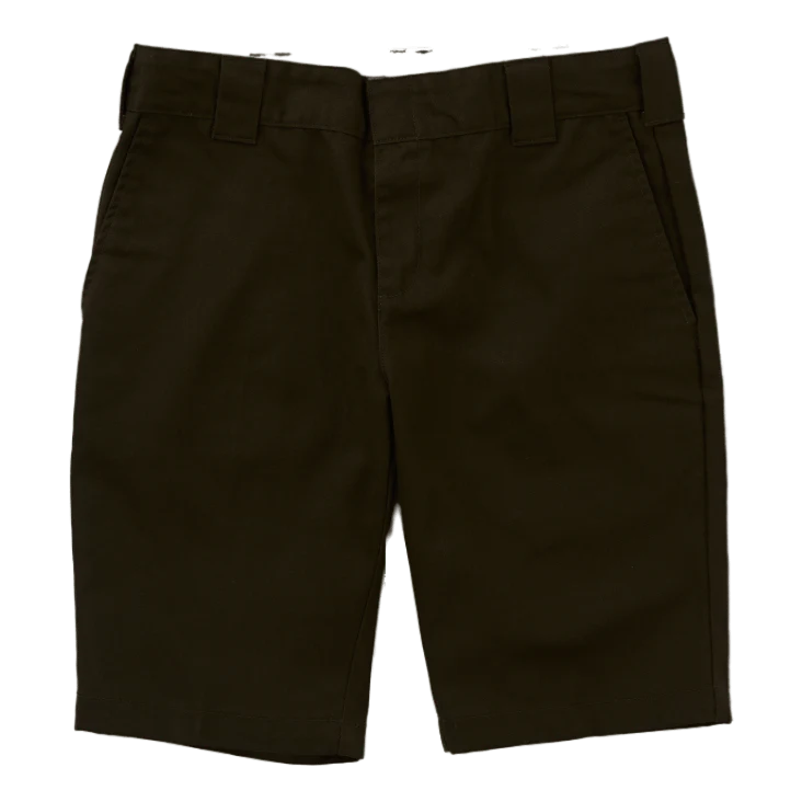 Slim Fit Short Olive Green