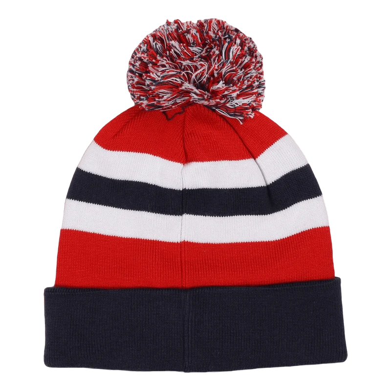 Tjm Collegiate Varsity Beanie Red White Blue Stripe