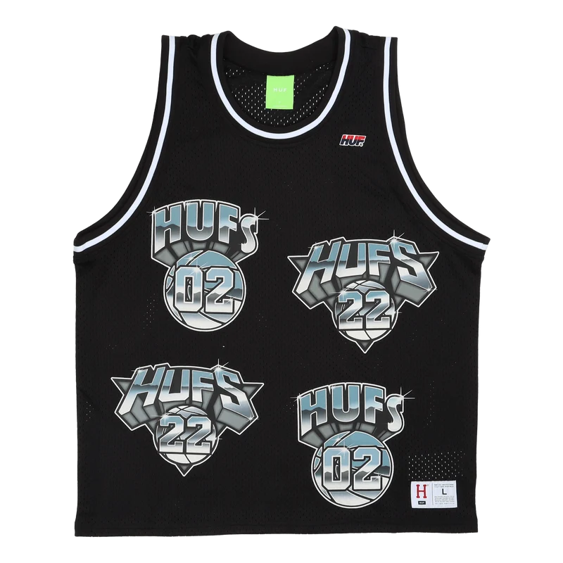 Hufs Basketball Jersey Black