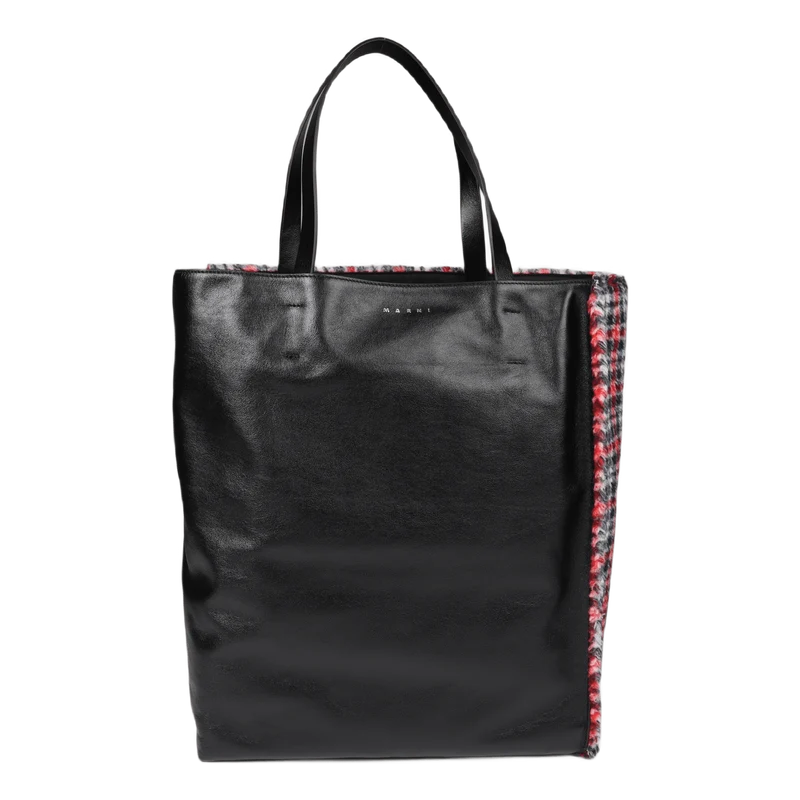Shopping Bag Black/hot Red/black