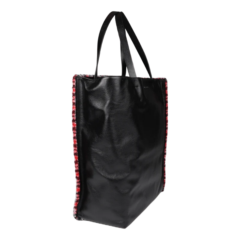 Shopping Bag Black/hot Red/black